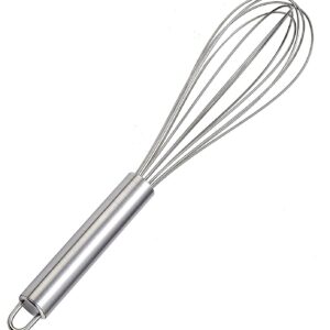 Stainless Steel Pizza Cutter with Hand Wire Whisk/Mixer Egg Beater