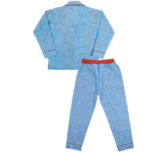 Shopmozo 100% Cotton Kids Sleep Wear Pajama Top Night Suit For Boys & Girls (SM-001052_Parent)