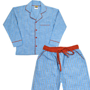 Shopmozo 100% Cotton Kids Sleep Wear Pajama Top Night Suit For Boys & Girls (SM-001052_Parent)