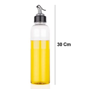 1 litres Oil Dispenser With 1 Piece Churner, Wishk & Gas Lighter Combo Pack of 4