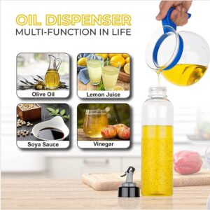 1 litres Oil Dispenser with 1 Piece SS Apple Cutter, 1 Peeler & 1 Cheser Combo Pack of 4