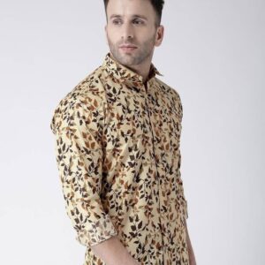 Cotton Blend Slim Fit Casual Shirts for Mens