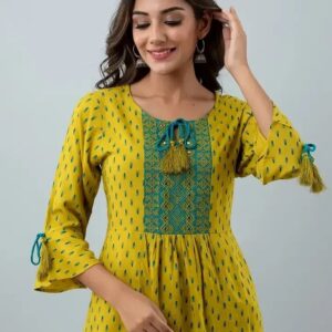 Rayon Casual Women Top Embroidered