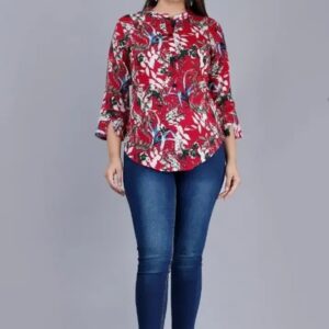 Rayon Casual Women Desgine Top