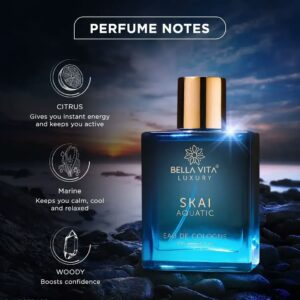 Bella Vita Organic Luxury Skai Aquatic Unisex Eau De Cologne Perfume (100ml)