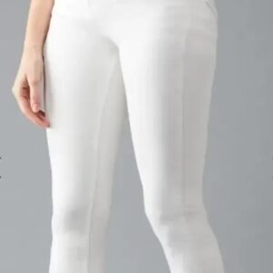 Trendy Slim Fit Jeans for Women White