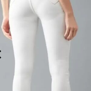 Trendy Slim Fit Jeans for Women White