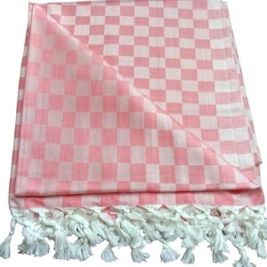 Bhagalpuri Dull Chadar Checkered 52 x 94 inch