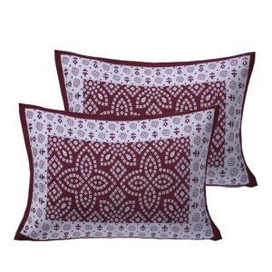 Cotton Jaipuri Printed Double Size Bedsheet With 2 Pillow Cover