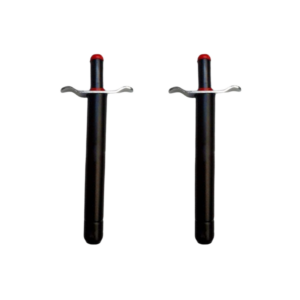 De’ Luce Stainless Steel Gas Lighter Oxidizide Black Colour Lighter (Pack of 2)