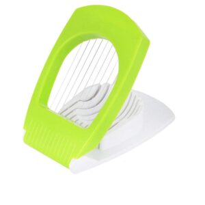 De’ Luce Stainless Steel Rolling Pizza Cutter with Plastic Egg Cutter Slicer Combo Pack of 2