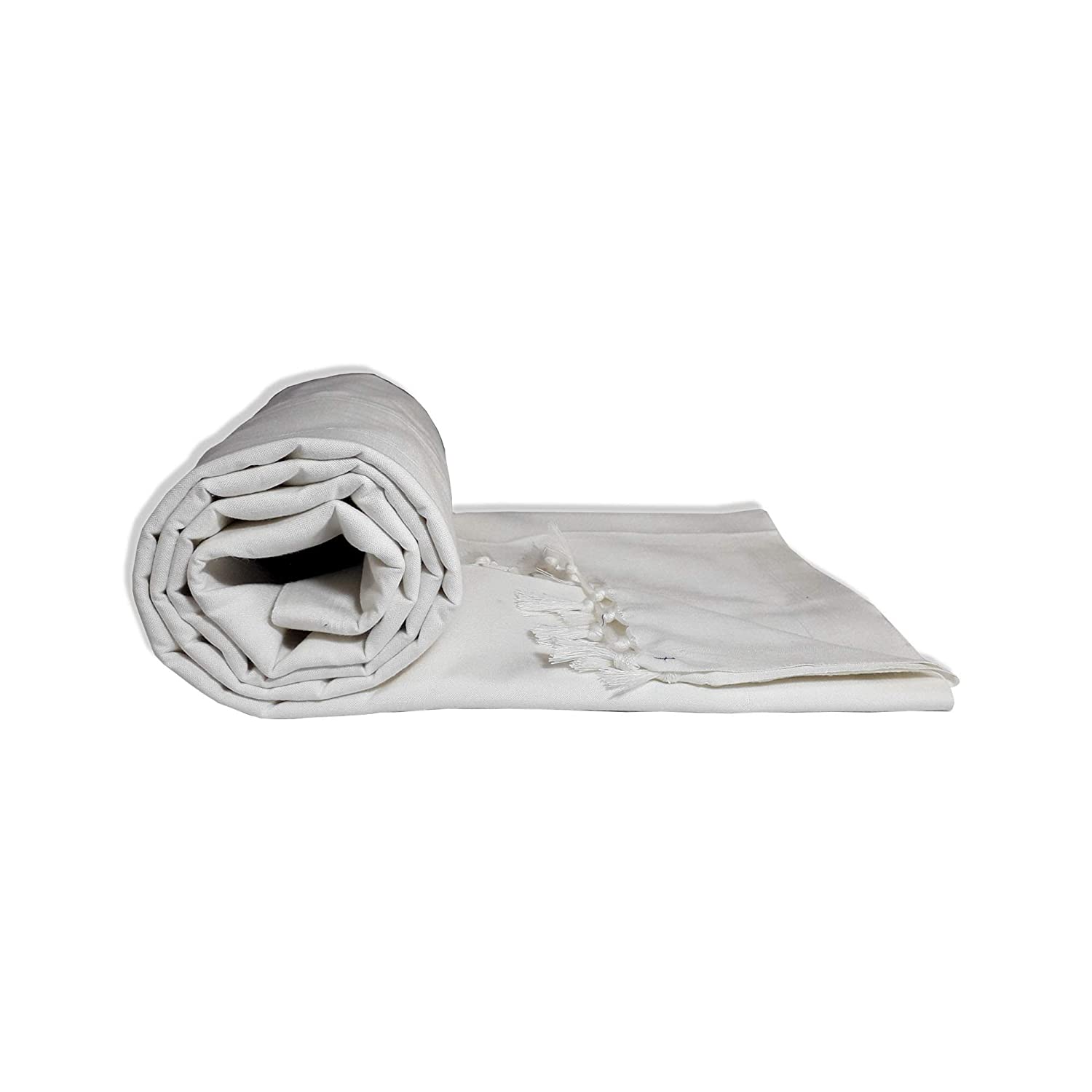 Lucky Sleep® Bhagalpuri Andi Chadar Double Thread 53 X 96 inch White 4 Lucky Sleep® Bhagalpuri Andi Chadar Double Thread 53 X 96 inch White - Image 2