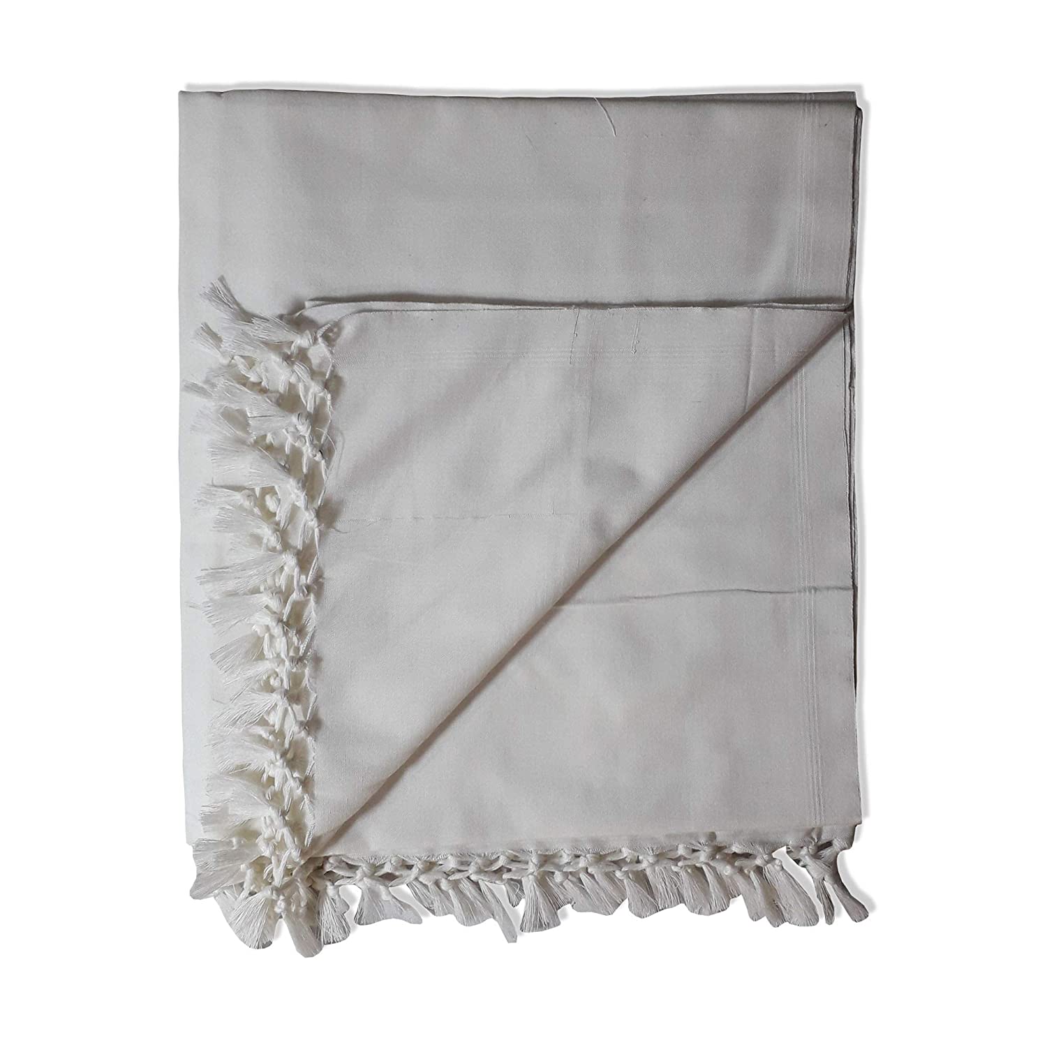 Lucky Sleep® Bhagalpuri Andi Chadar Double Thread 53 X 96 inch White 7 Lucky Sleep® Bhagalpuri Andi Chadar Double Thread 53 X 96 inch White - Image 5