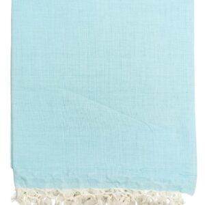 Lucky Sleep® Bhagalpuri Andi Chadar Double Thread 53 X 96 inch Turquoise Blue