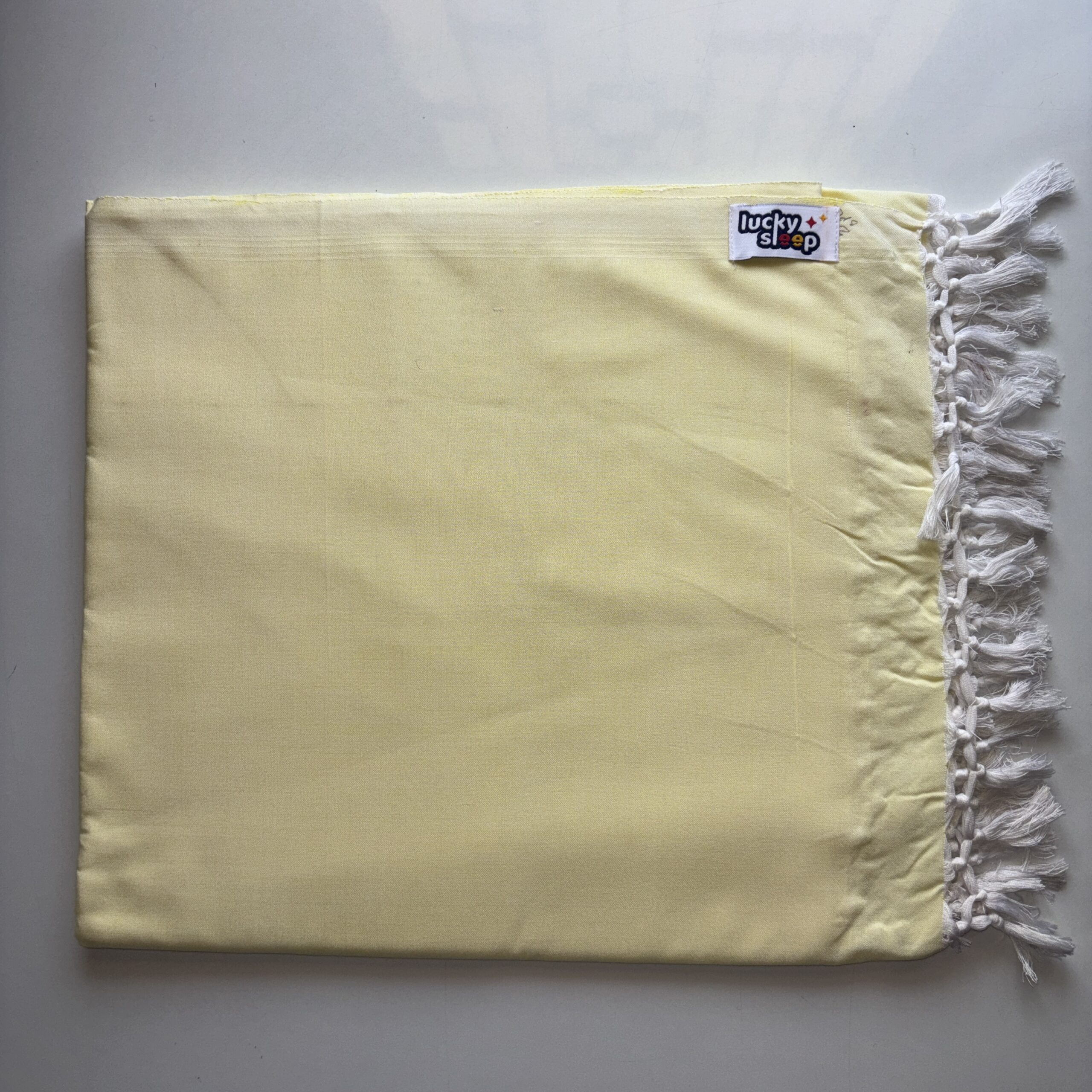 Lucky Sleep® Bhagalpuri Andi Dull Chadar Double Thread 54 X 100 inch Lemmon 4 Lucky Sleep® Bhagalpuri Andi Dull Chadar Double Thread 54 X 100 inch Lemmon - Image 2
