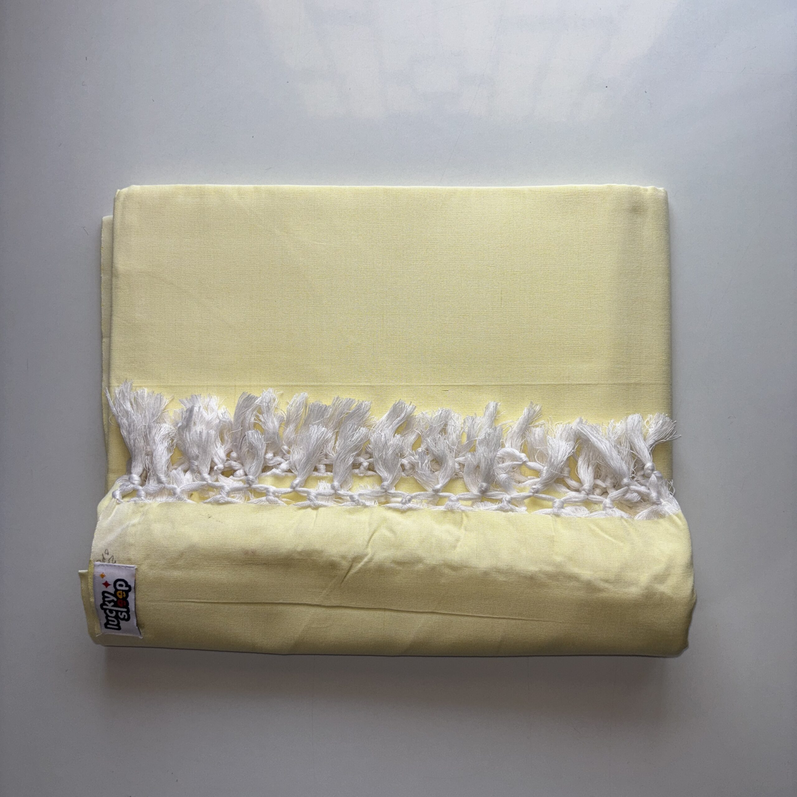 Lucky Sleep® Bhagalpuri Andi Dull Chadar Double Thread 54 X 100 inch Lemmon 6 Lucky Sleep® Bhagalpuri Andi Dull Chadar Double Thread 54 X 100 inch Lemmon - Image 4