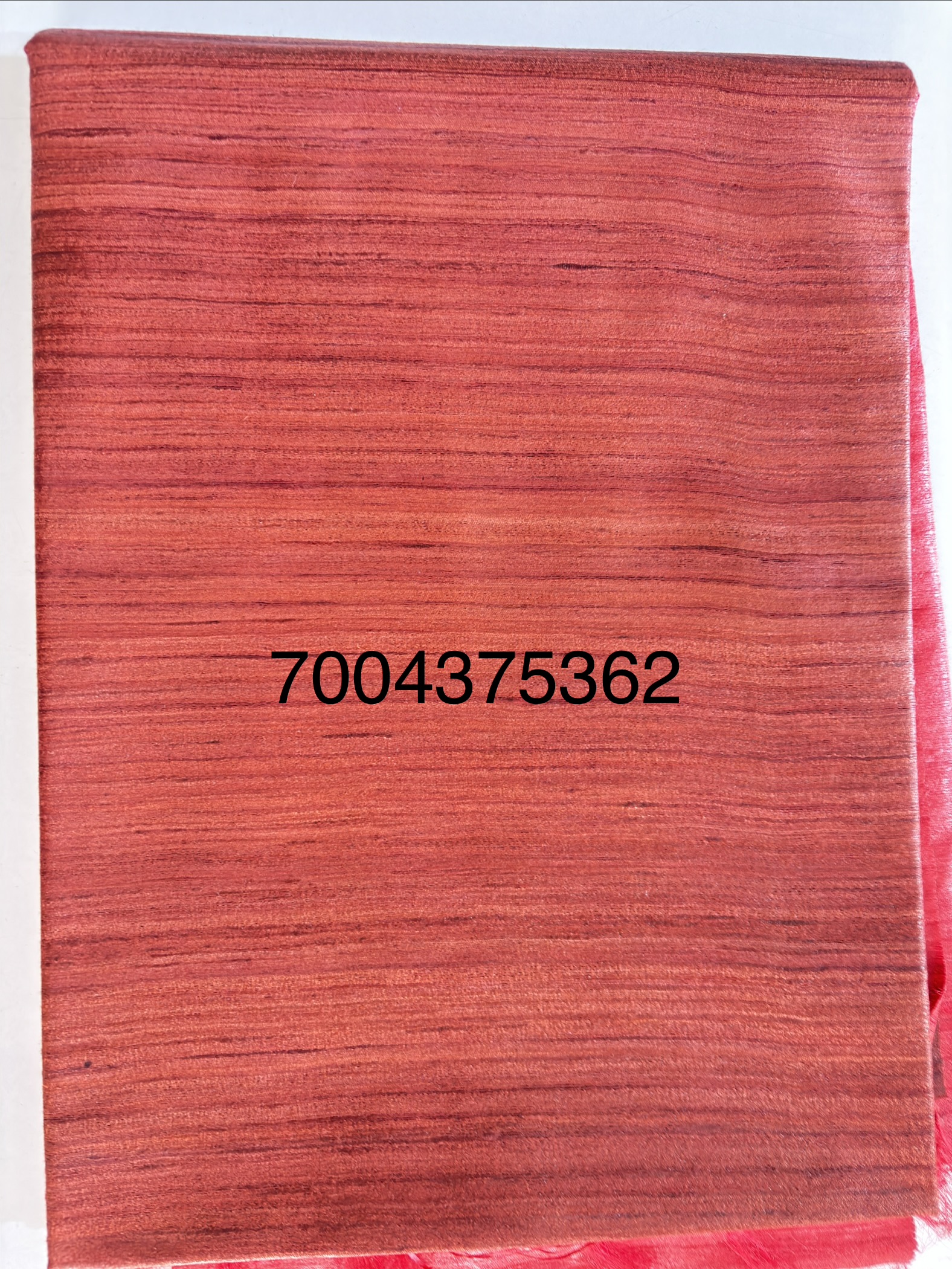 Pure Silk Tussar Ghicha Saree with Woven Zari Border 4 Pure Silk Tussar Ghicha Saree with Woven Zari Border - Image 2