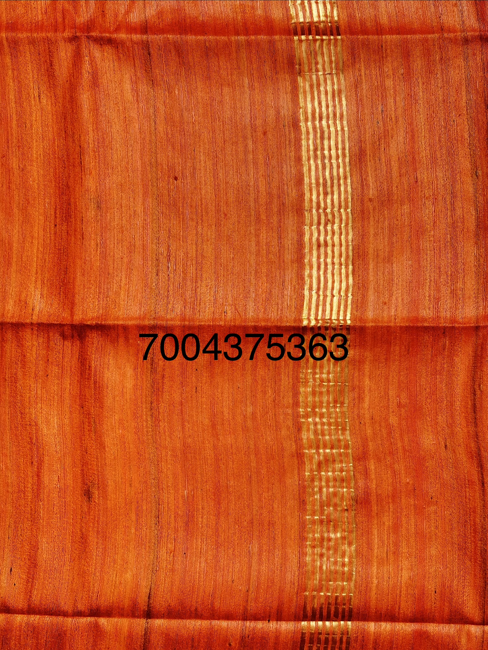 Pure Silk Tussar Ghicha Saree with Woven Zari Border 7 Pure Silk Tussar Ghicha Saree with Woven Zari Border - Image 5