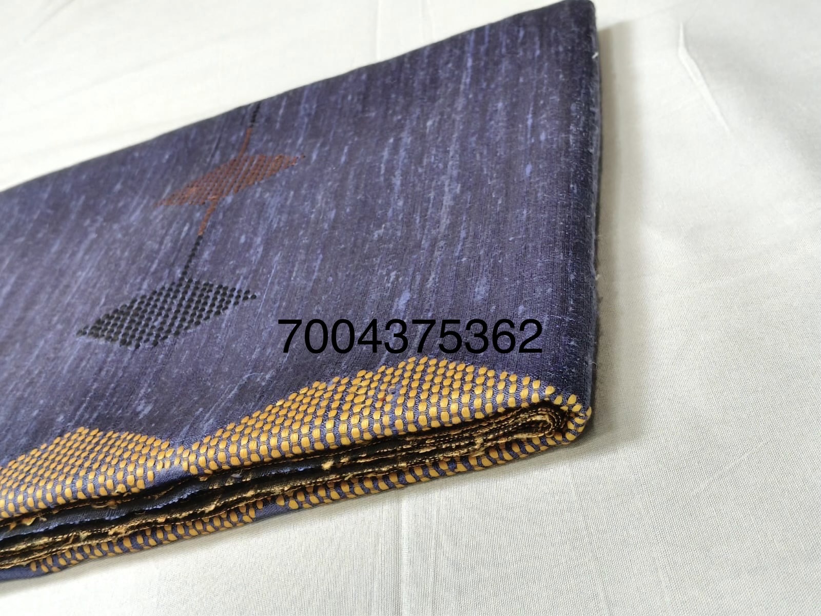Handloom Woven Pure Dupion Silk Saree