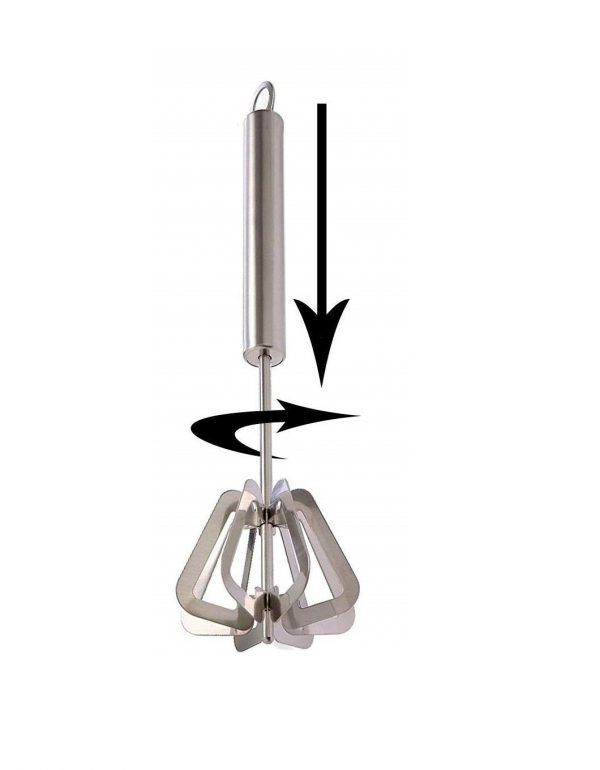 De' Luce Stainless Steel Spring Whisk Egg Beater Milk Blender for Blending, Whisking Pack of 3 7 De' Luce Stainless Steel Spring Whisk Egg Beater Milk Blender for Blending, Whisking Pack of 3 - Image 5