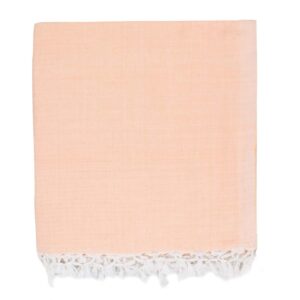 Lucky Sleep® Bhagalpuri Andi Dull Chadar Double Thread 54 X 100 inch Peach