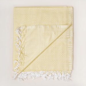 Lucky Sleep® Bhagalpuri Designer Chadar For Sleeping 52×96 inch Lemmon