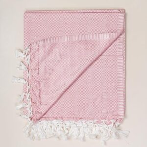 Lucky Sleep® Bhagalpuri Designer Chadar For Sleeping 52×96 inch Pink