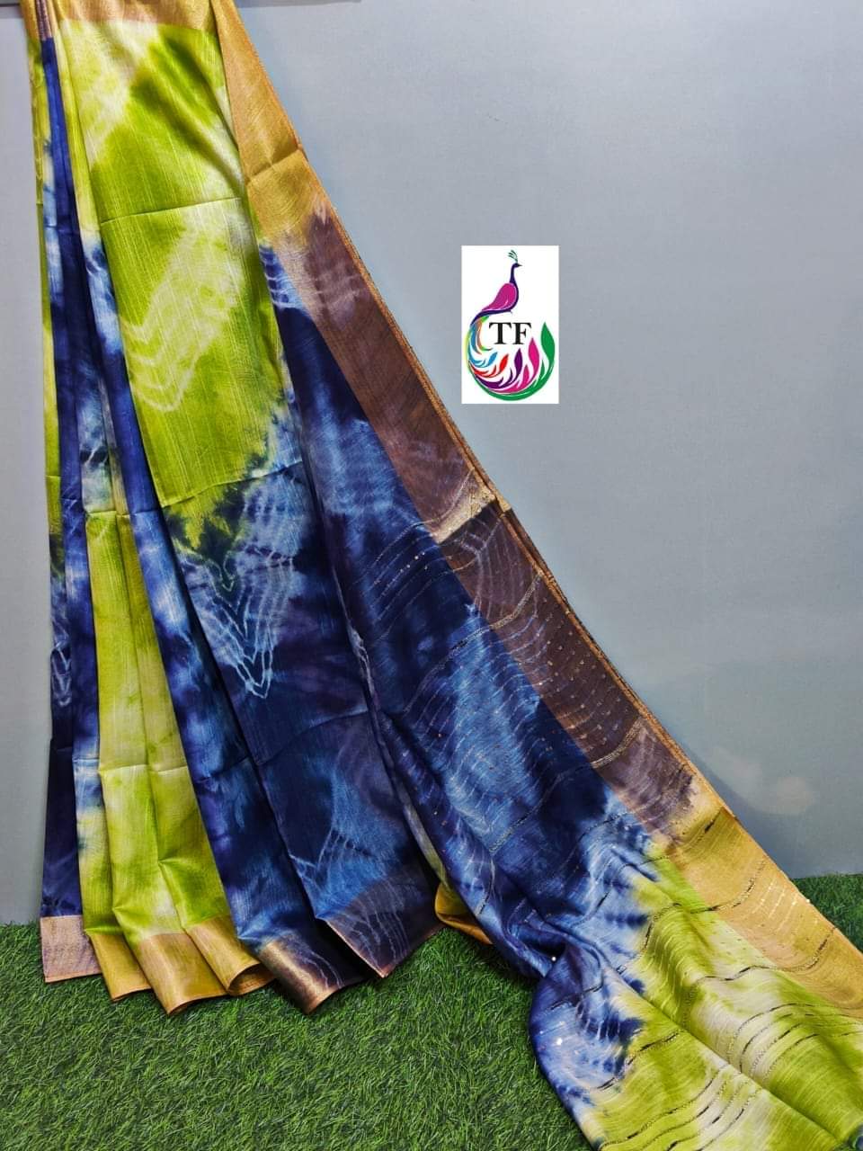 Bhagalpuri Handloom Cotton Shibori Print Saree for Women 2 Bhagalpuri Handloom Cotton Shibori Print Saree for Women