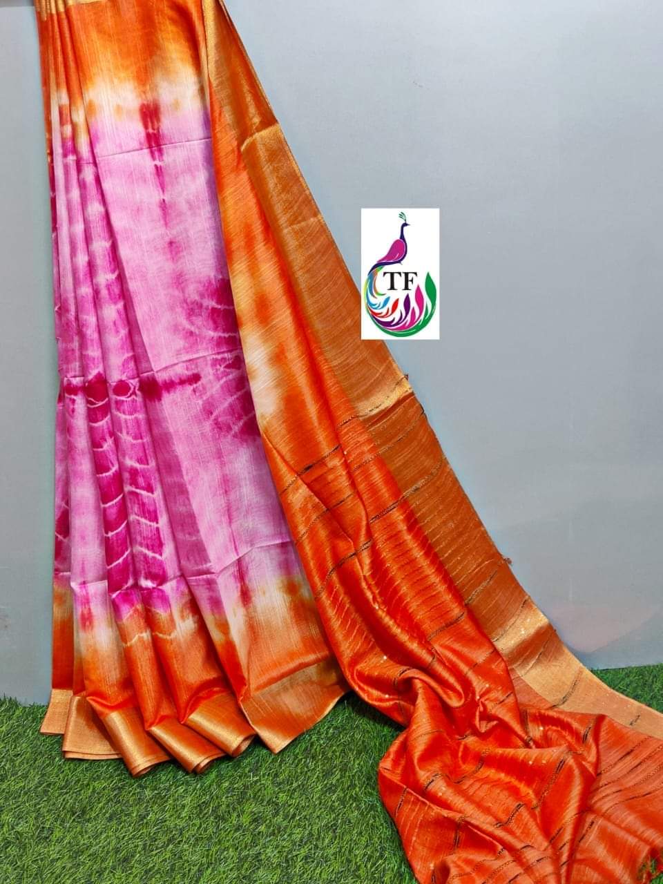 Bhagalpuri Handloom Cotton Shibori Print Saree for Women 2 Bhagalpuri Handloom Cotton Shibori Print Saree for Women